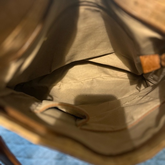 Tan and Brown Cork and Floral Crossbody Bag - Picture 9 of 12